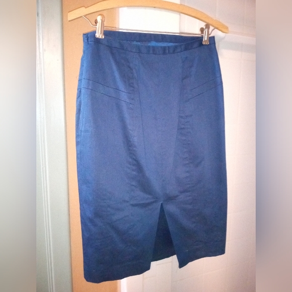 ✏️ Blue EXPRESS pencil skirt - Picture 2 of 4